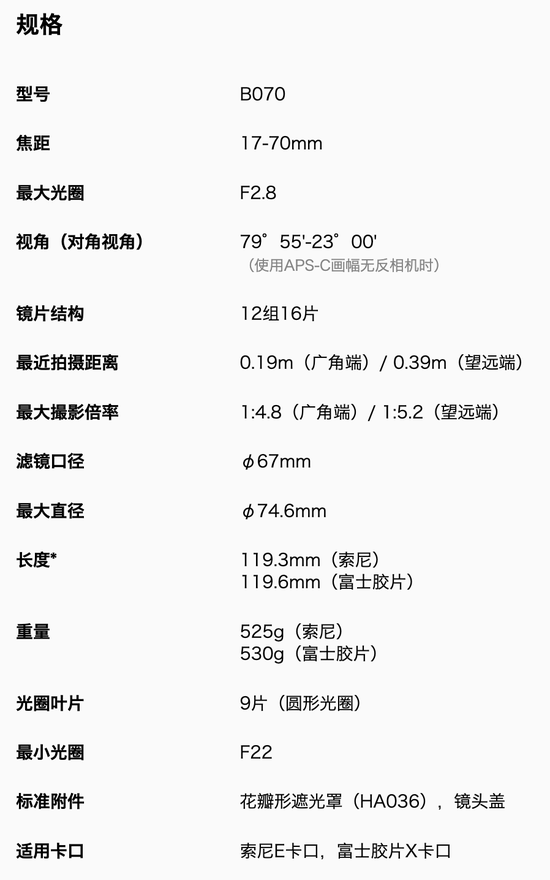 富士用户新选择 腾龙17-70mm F/2.8 Di III-A VC RXD评测